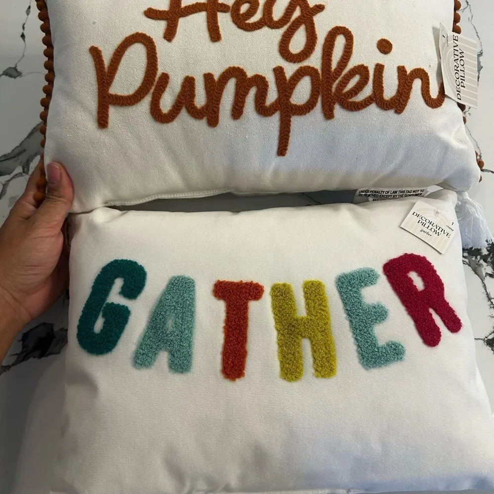 Threshold Holiday Pillows - NWT